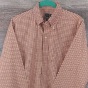 Jos A Bank Men's Long Sleeve Casual Shirt Med
